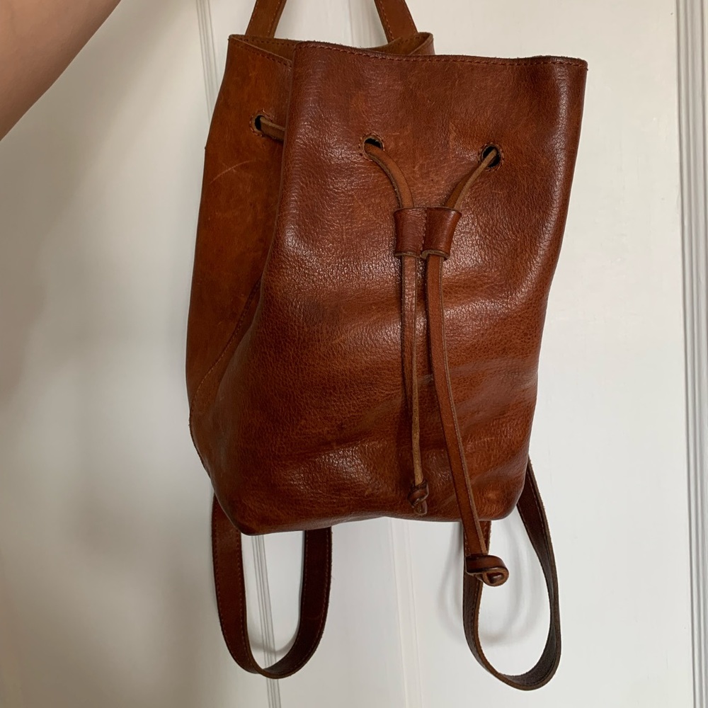 2018 J. Crew Drawstring Bucket Backpack - image 1